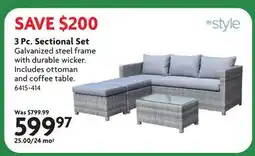 Home Hardware 3 Pc. Sectional Set offer