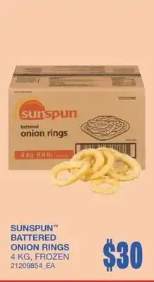 Wholesale Club BATTERED ONION RINGS offer