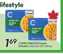 Sobeys COMPLIMENTS Frozen Entrées offer