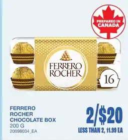 Wholesale Club CHOCOLATE BOX offer