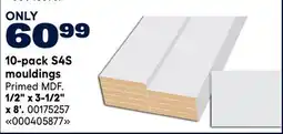RONA 10-pack S4S mouldings 1/2 x 3-1/2 x 8' offer