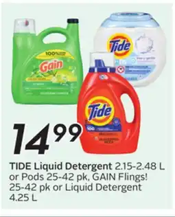 Sobeys TIDE Liquid Detergent offer