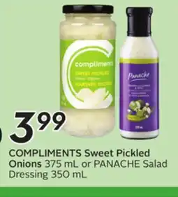 Sobeys COMPLIMENTS Sweet Pickled Onions offer