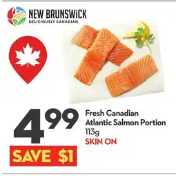 Longo's Fresh Canadian Atlantic Salmon Portion offer