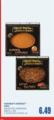 Wholesale Club FARMER'S MARKET PIES 580 G-1 KG offer
