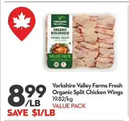 Longo's Fresh Organic Split Chicken Wings offer
