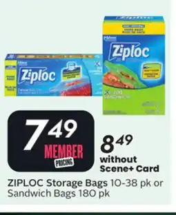 Sobeys ZIPLOC Storage Bags offer