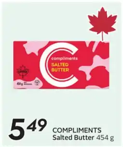 Sobeys COMPLIMENTS Salted Butter offer