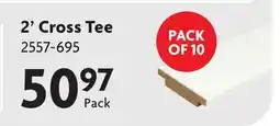 Home Hardware 2' Cross Tee offer