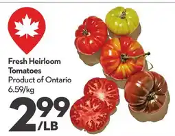 Longo's Fresh Heirloom Tomatoes offer