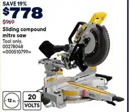 RONA Sliding compound mitre saw offer