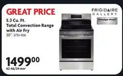 Home Hardware 5.3 Cu. Ft. Total Convection Range with Air Fry offer