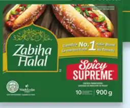 Walmart Zabiha Halal Supreme frankfurters offer