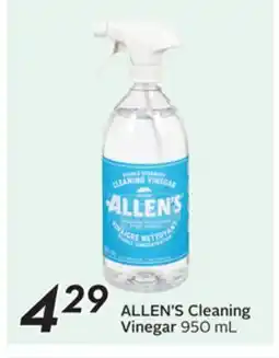 Sobeys ALLEN'S Cleaning Vinegar offer