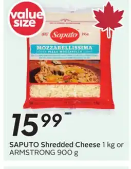 Sobeys SAPUTO Shredded Cheese offer