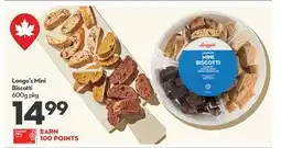Longo's Longo's Mini Biscotti offer