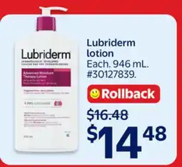 Walmart Lubriderm lotion offer