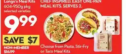 Longo's Meal Kits offer