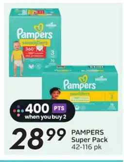 Sobeys PAMPERS Super Pack offer
