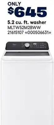 RONA Midea 5.2 cu. ft. washer offer