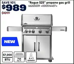 RONA Rogue 525 propane gas grill offer