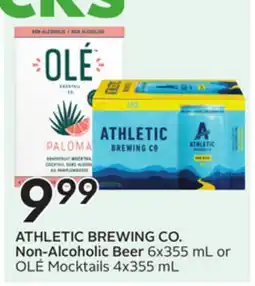 Sobeys ATHLETIC BREWING CO. Non-Alcoholic Beer offer