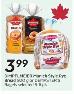Sobeys DIMPFLMEIER Munich Style Rye Bread offer