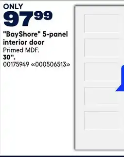 RONA BayShore 5-panel interior door 30 offer