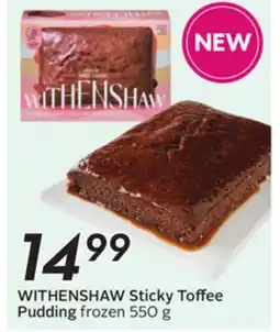 Sobeys WITHENSHAW Sticky Toffee Pudding offer