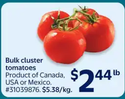 Walmart Bulk cluster tomatoes offer