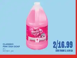 Wholesale Club PINK DISH SOAP offer