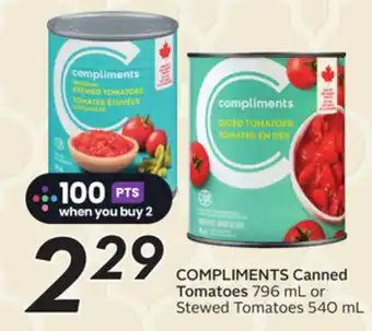 Sobeys COMPLIMENTS Canned Tomatoes offer