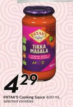 Sobeys PATAK'S Cooking Sauce offer
