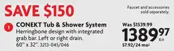 Home Hardware CONEKT Tub & Shower System offer