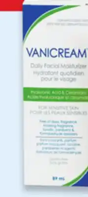 Walmart Vanicream daily facial moisturizer offer