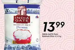 Sobeys INDIA GATE Pure Basmati Rice offer