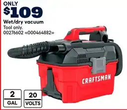 RONA CRAFTSMAN Wet/dry vacuum offer