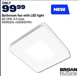 RONA Broan-NuTone Bathroom fan with LED light offer