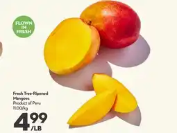 Longo's Fresh Tree-Ripened Mangoes offer