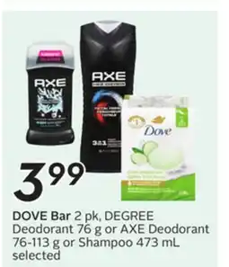 Sobeys DOVE Bar offer