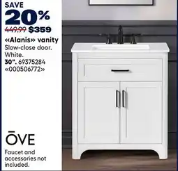 RONA OVE Alanis vanity offer