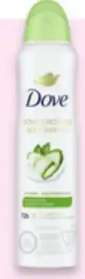 Walmart Dove antiperspirant dry spray offer