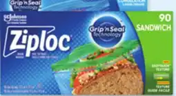 Walmart Ziploc snack, sandwich or freezer bags offer