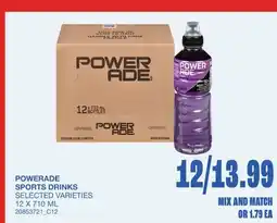 Wholesale Club POWERADE SPORTS DRINKS offer