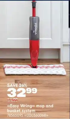 RONA Easy Wring mop and bucket system offer