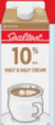 Walmart Sealtest 5% or , 10% cream or 1% buttermilk or Lactantia 10% cream offer