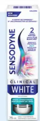 Walmart Sensodyne Clinical White enamel strengthening offer