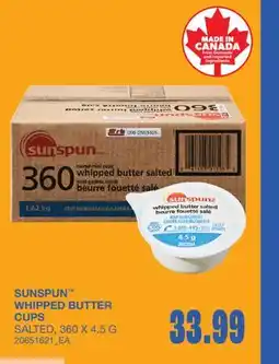 Wholesale Club WHIPPED BUTTER CUPS offer