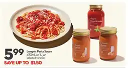 Longo's Longo's Pasta Sauce offer