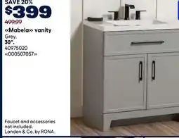 RONA Mabela vanity offer